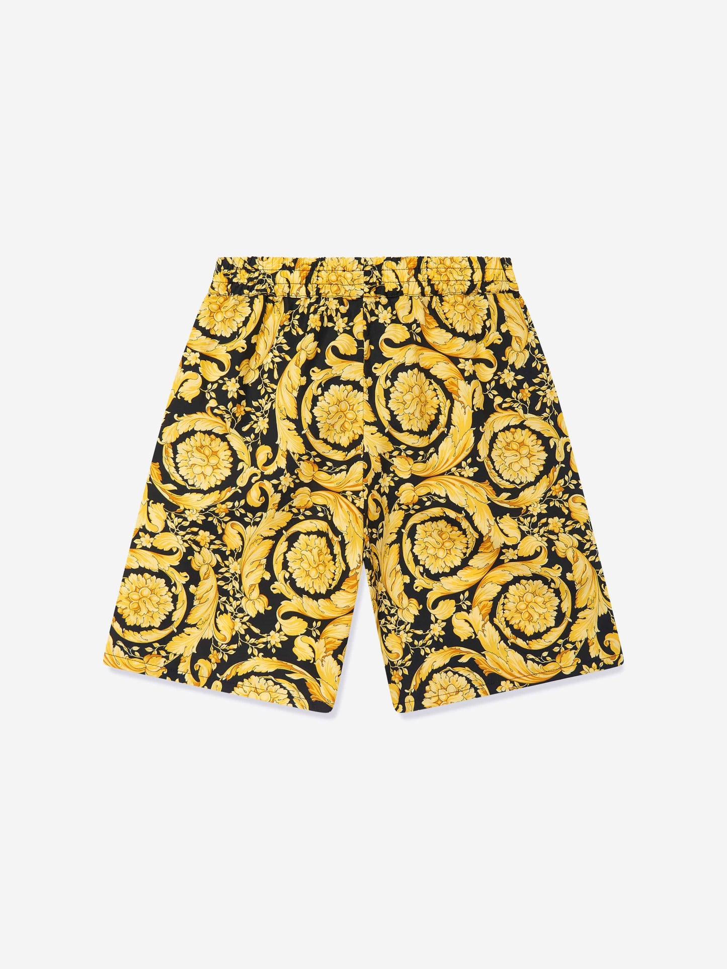 Versace Boys 金色巴洛克印花短裤