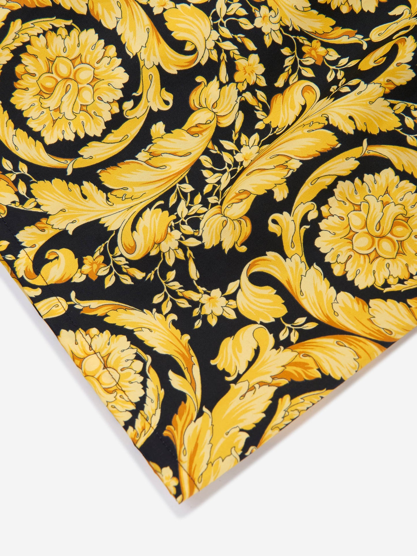 Versace Boys 金色巴洛克印花短裤