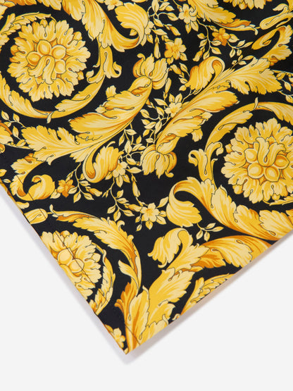 Versace Boys 金色巴洛克印花短裤