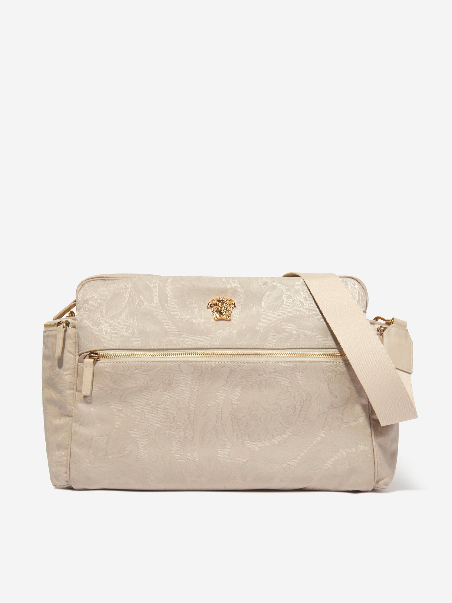 Versace Baby Barocco 徽标米色尿布包（40 厘米）