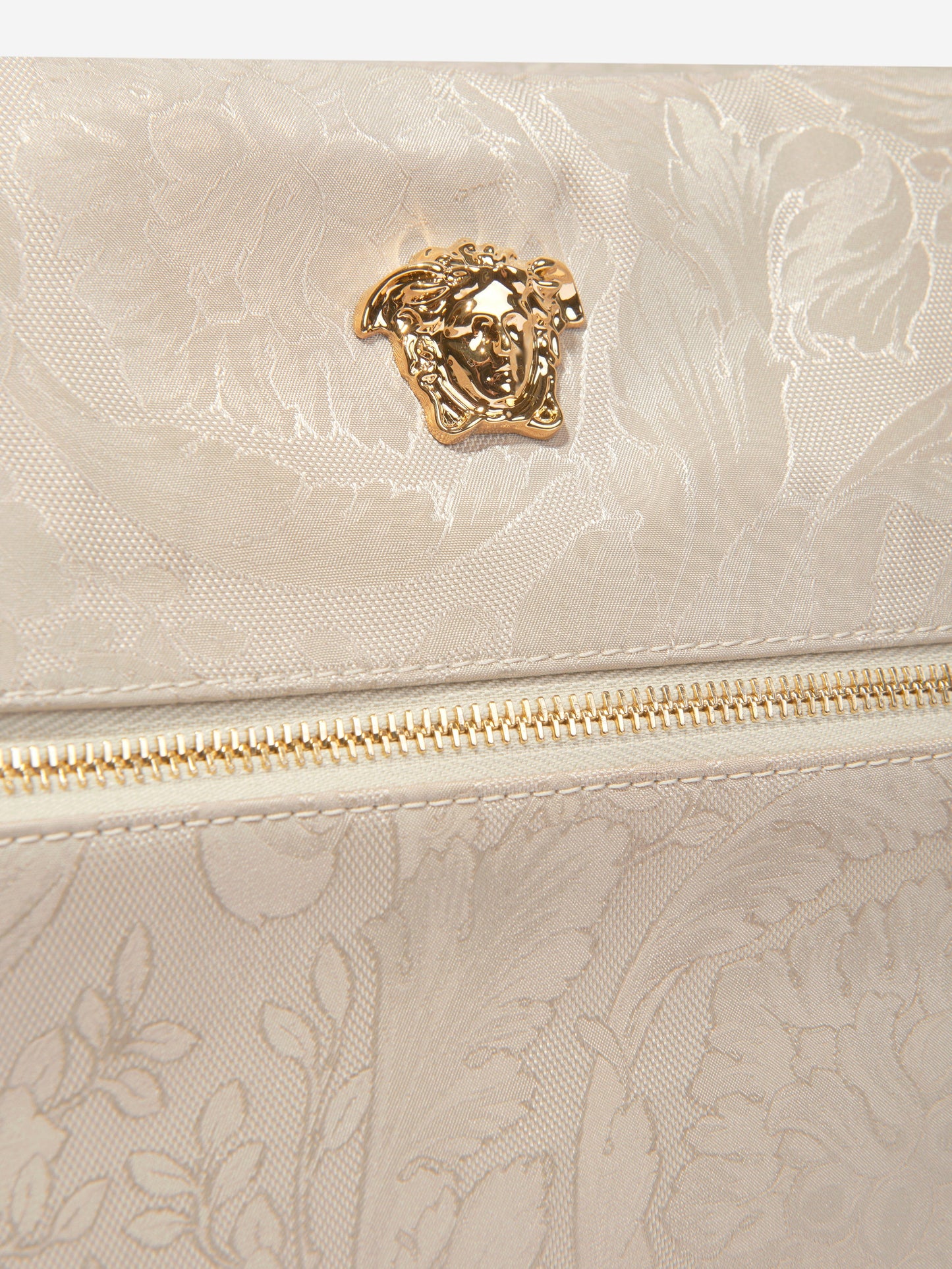 Versace Baby Barocco 徽标米色尿布包（40 厘米）