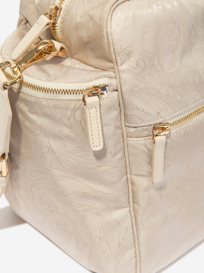Versace Baby Barocco 徽标米色尿布包（40 厘米）