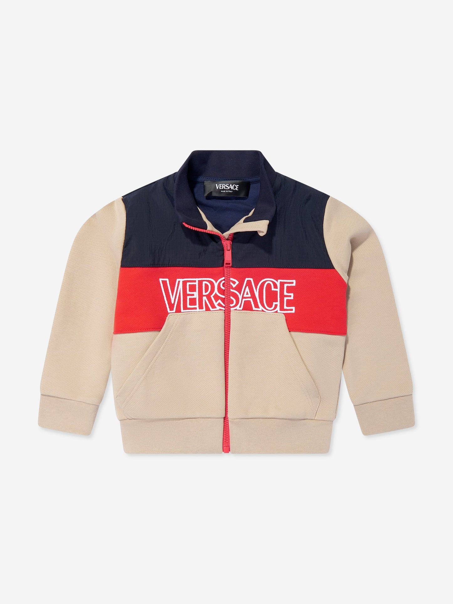 Versace 男婴徽标拉链上衣（多色）