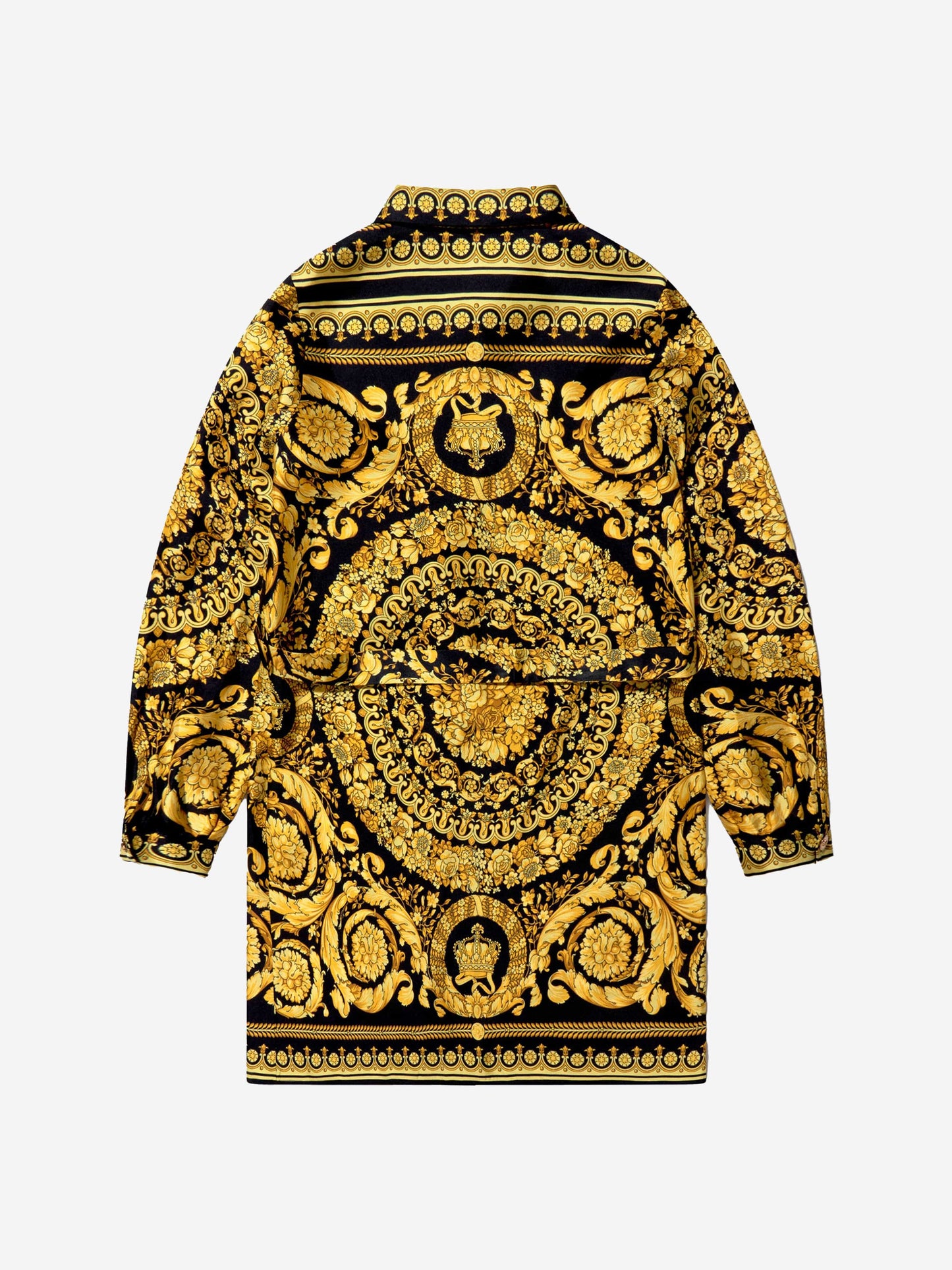 Versace 女童巴洛克印花衬衫裙