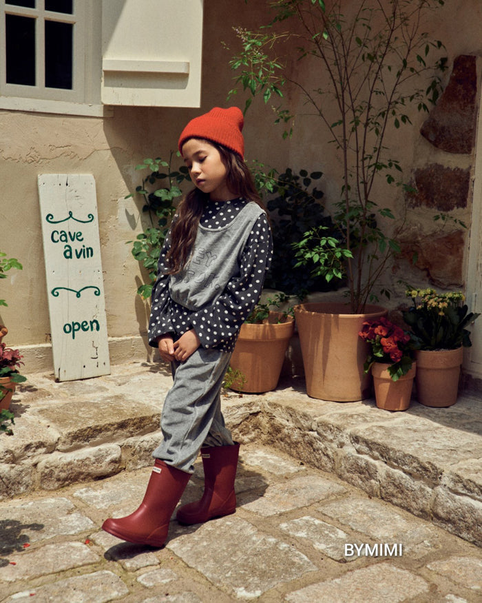 女童灰色Logo背心