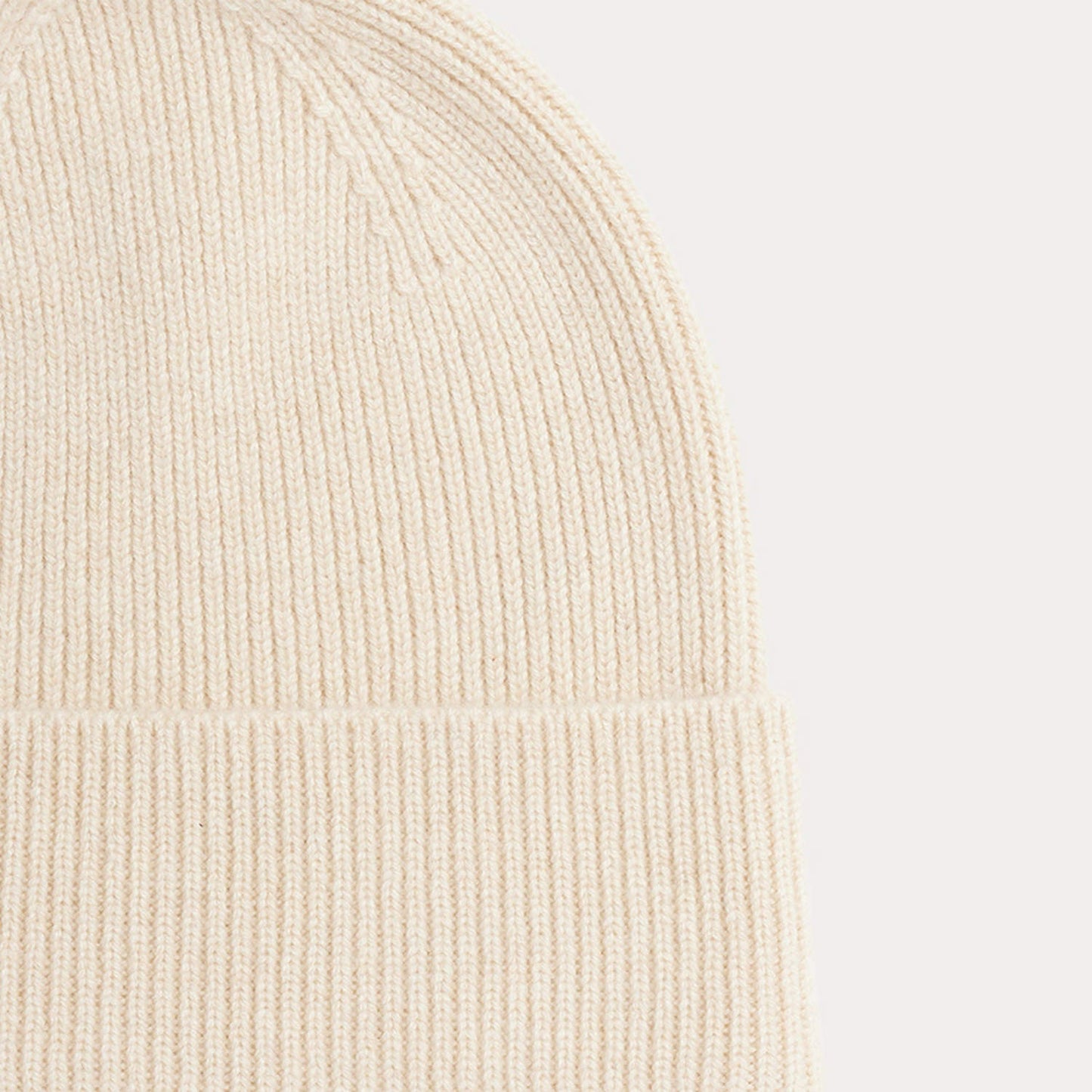 女童白色羊绒帽子