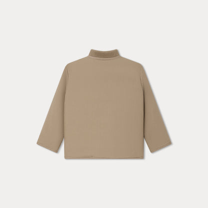 男童卡其色棉服