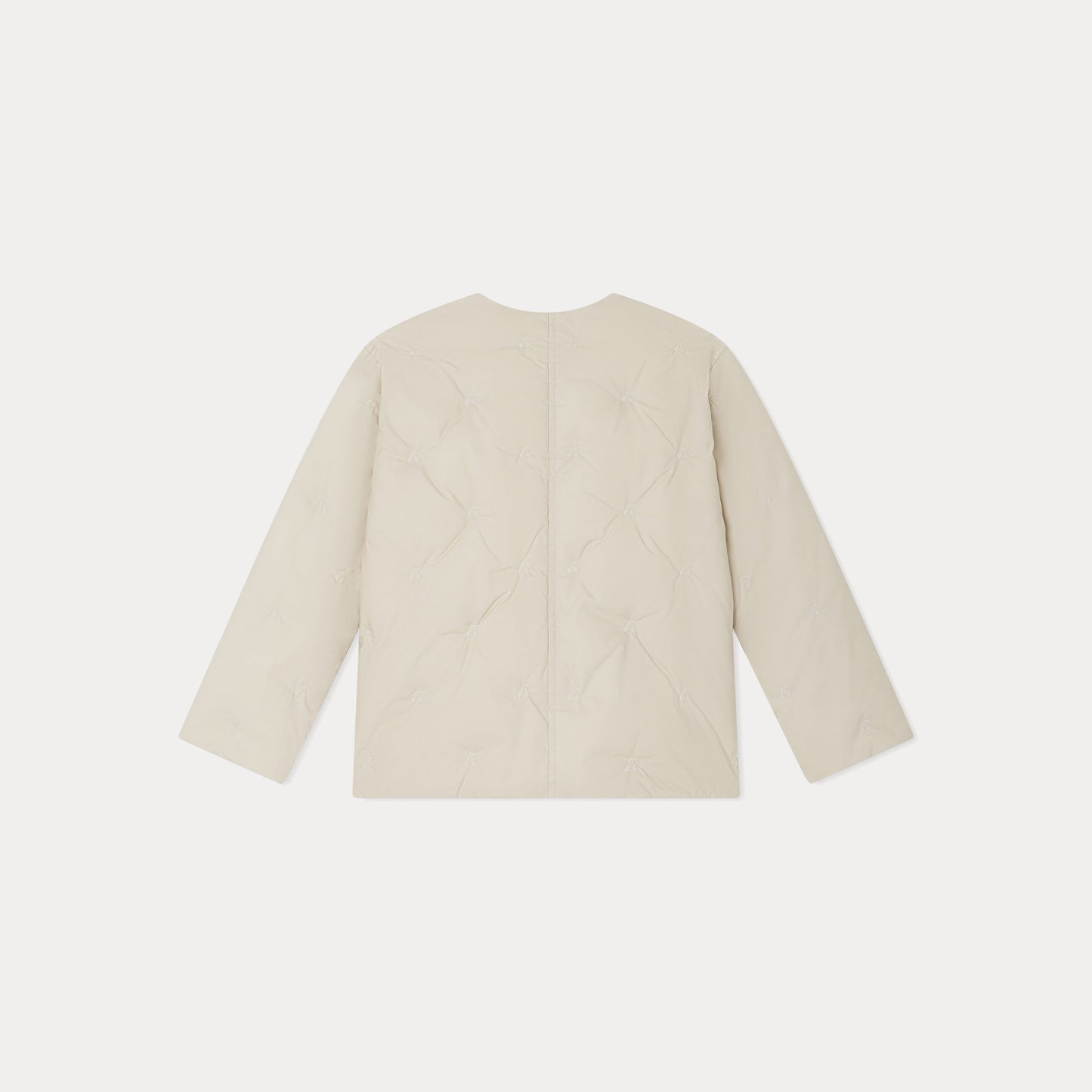 女童白色棉服