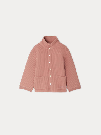 女童粉色夹克