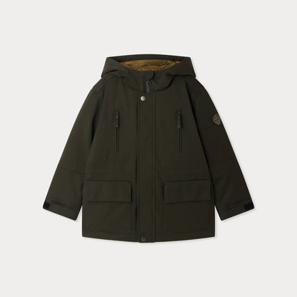 男童卡其色羽绒服