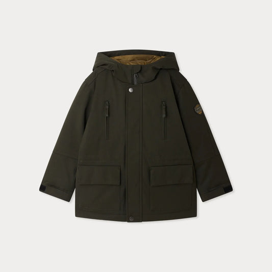 男童卡其色羽绒服