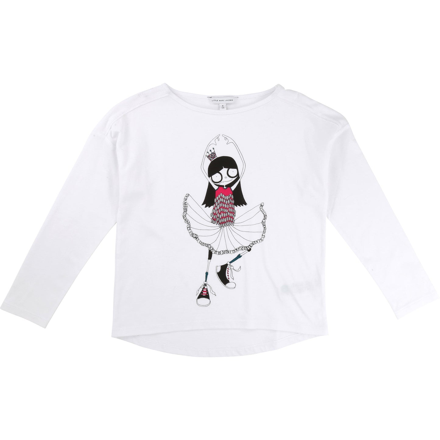 Girls White Miss Marc T-Shirt