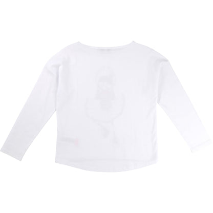 Girls White Miss Marc T-Shirt