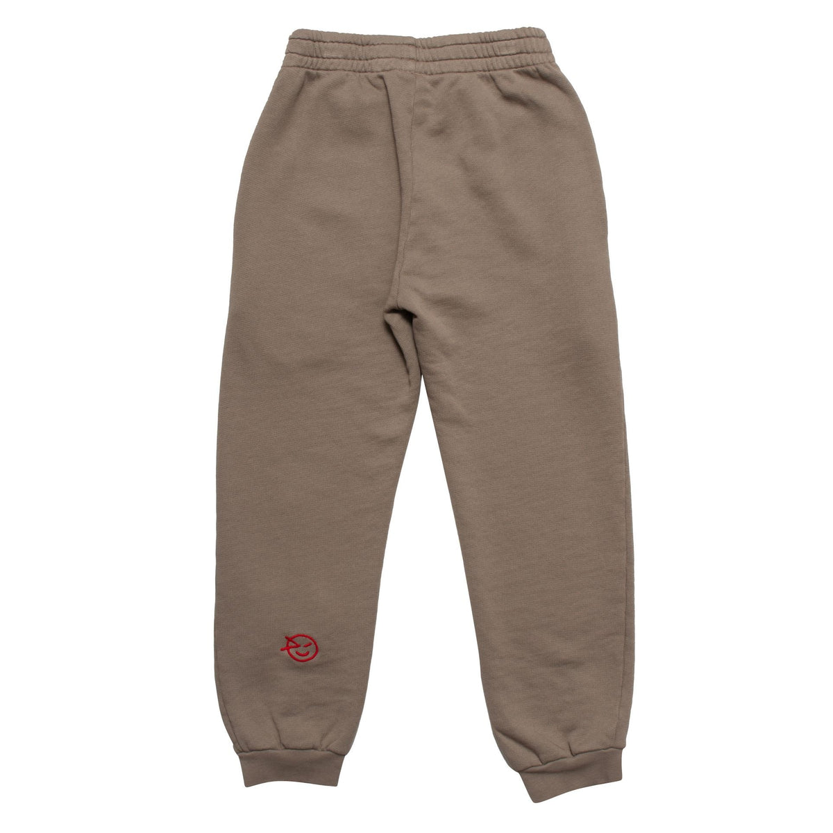 儿童驼色棉长裤