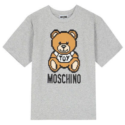 Boys & Girls Grey Bear T-Shirt