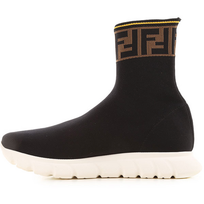 Boys & Girls Black FF Shoes