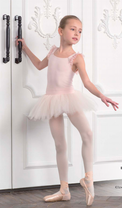 女童粉色芭蕾舞连体衣