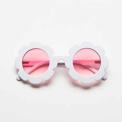 'Pixie'润玉亮白色太阳镜