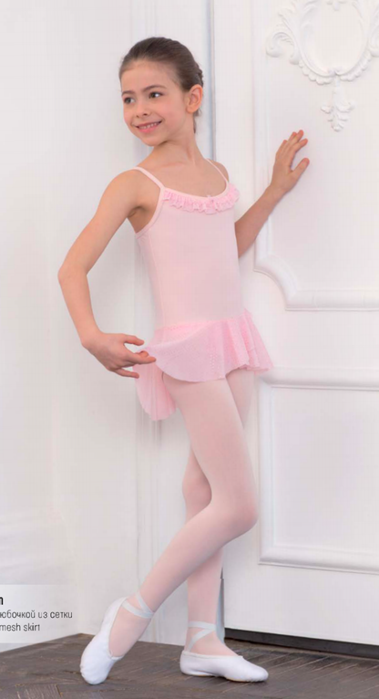 女童粉色芭蕾舞连体衣