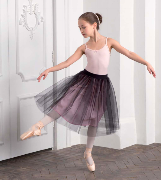 女童黑色芭蕾舞短裙