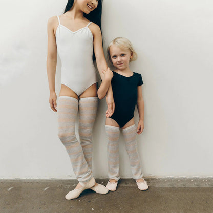 儿童金色条纹芭蕾舞护腿(Whisper - KIDS leg warmers)