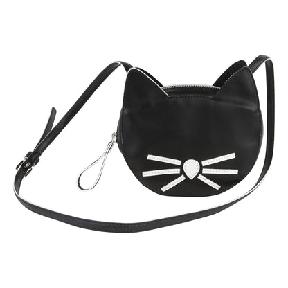 Girls Black Cat Head Style Bag