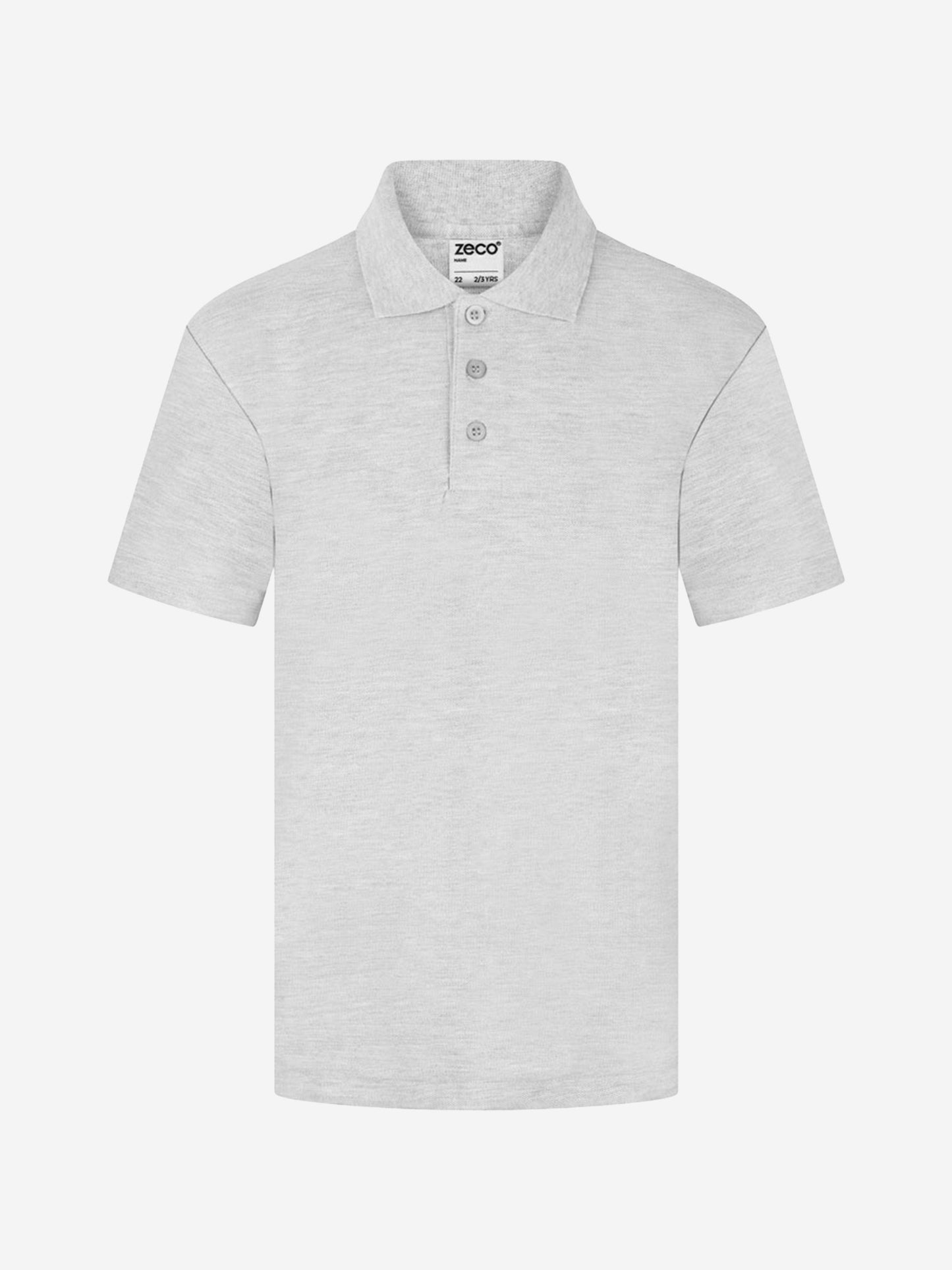 Zeco 儿童学校 Polo 衫（灰色）