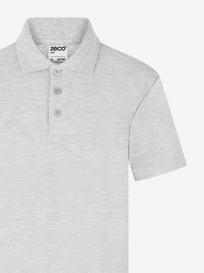 Zeco 儿童学校 Polo 衫（灰色）