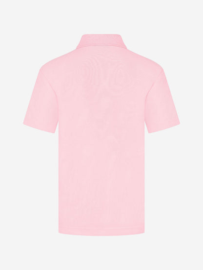 Zeco 儿童粉色校园 Polo 衫