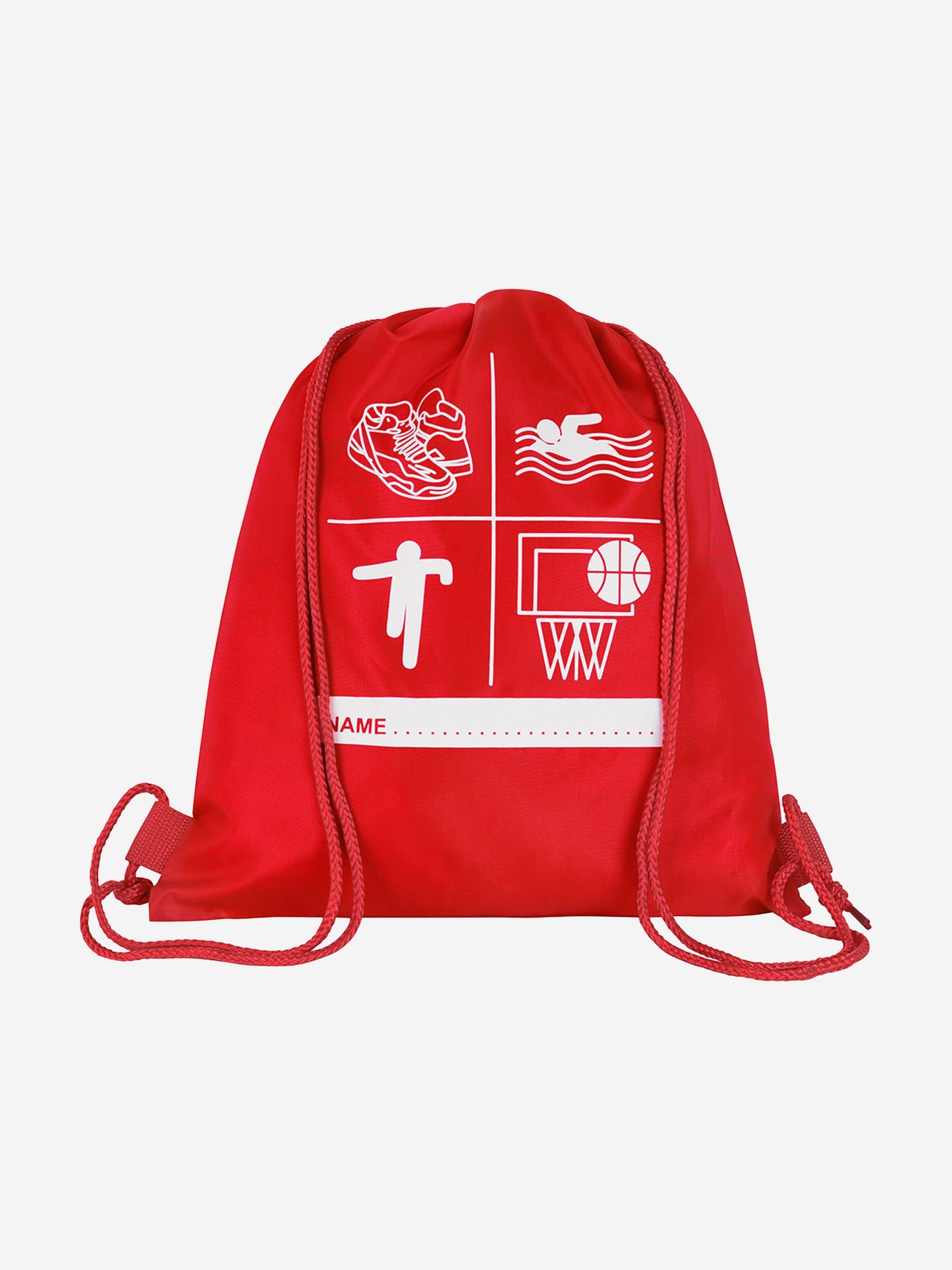 Zeco Kids School 优质印花 PE 包（红色）（40 厘米）