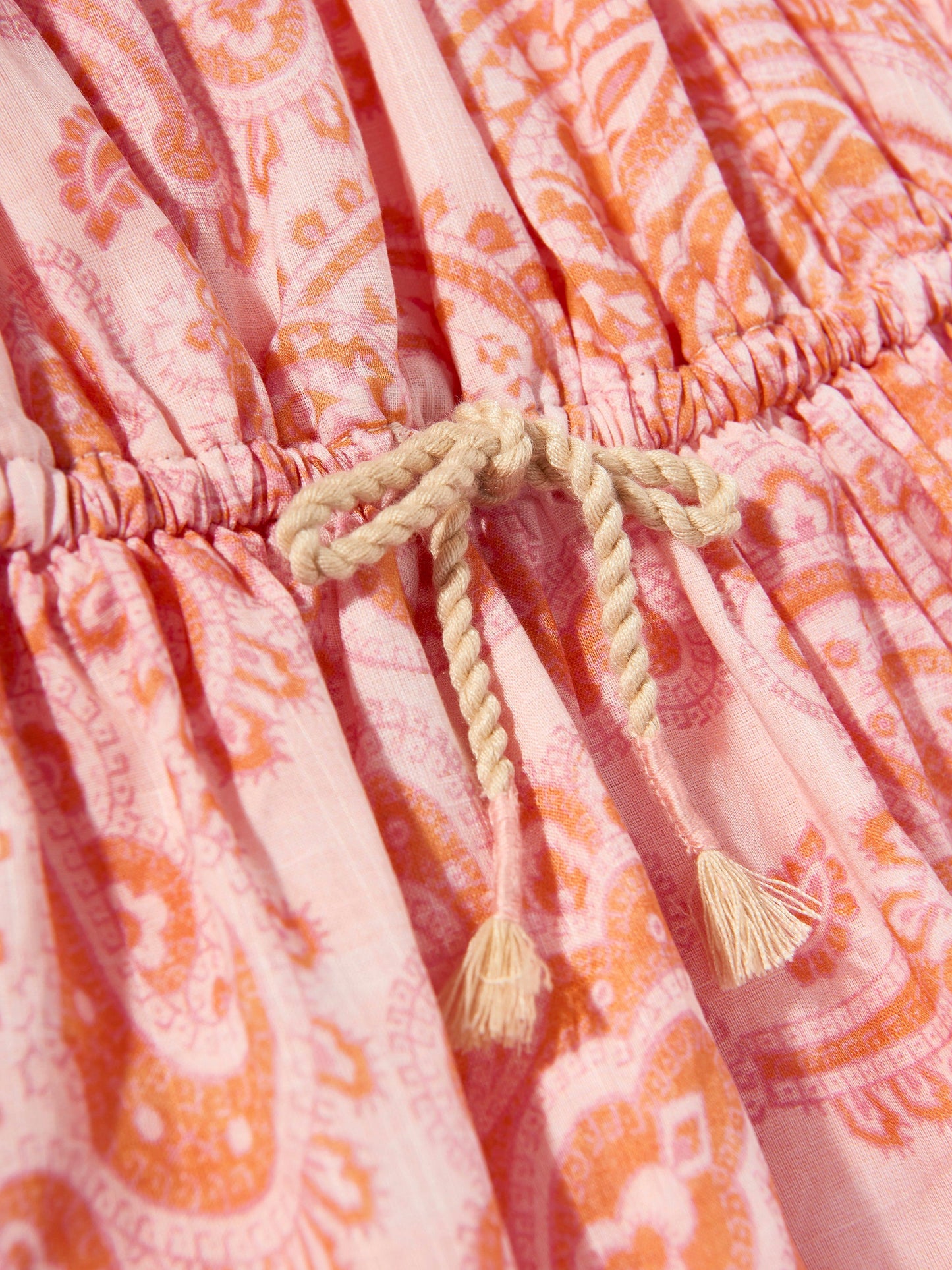 Zimmermann 女童 Paisley Ottie 翻领连衣裙（粉色）