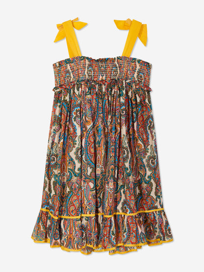 Zimmermann 女童佩斯利 Ottie 连衣裙（多色）