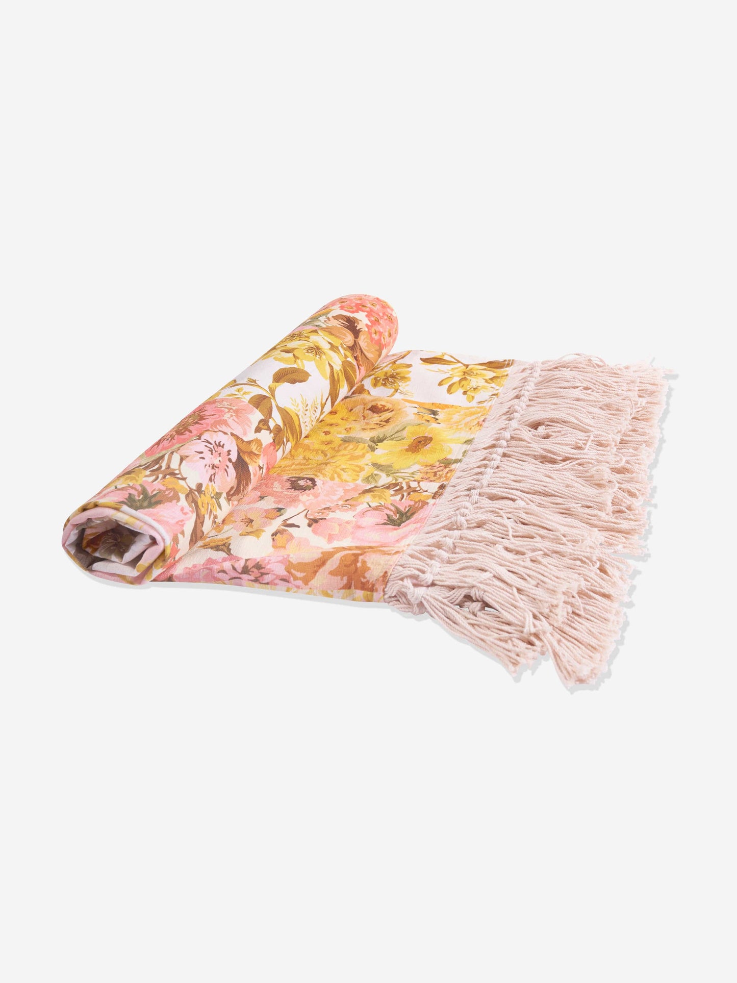 Zimmermann 女童拼贴花卉毛巾（黄色）