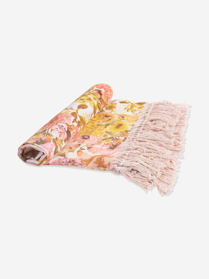 Zimmermann 女童拼贴花卉毛巾（黄色）