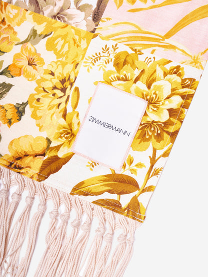Zimmermann 女童拼贴花卉毛巾（黄色）