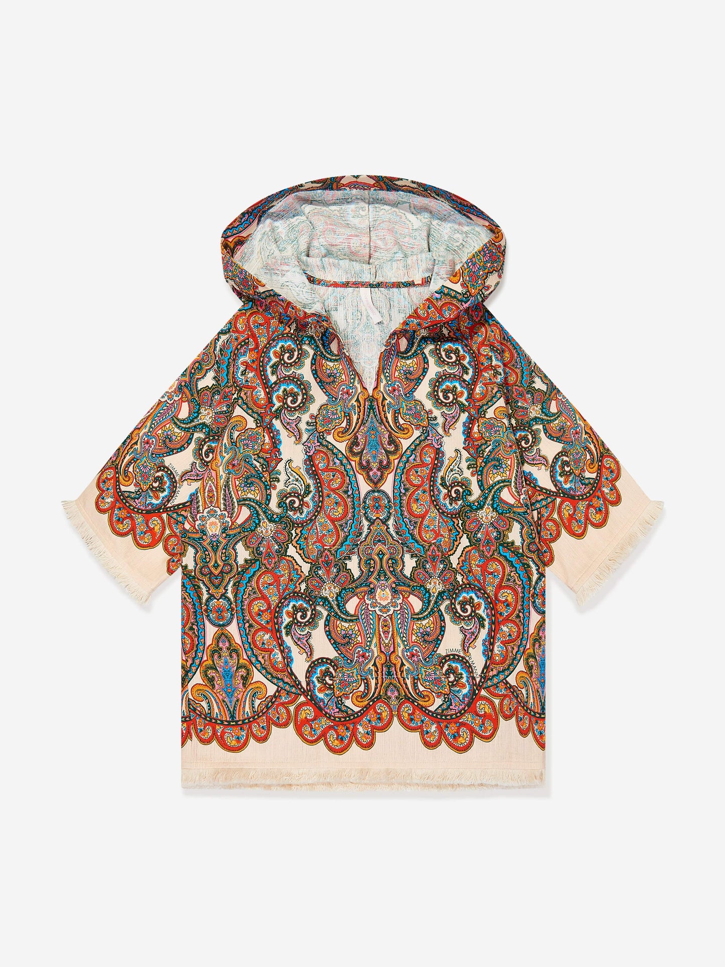 Zimmermann 女童 Paisley Ottie 连帽罩衫（多色）