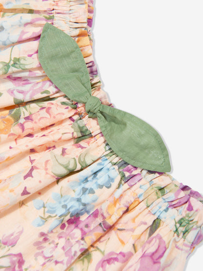 Zimmermann 女童花卉 Halliday 翻领半身裙（多色）