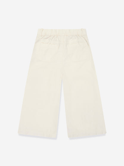 Zimmermann 女童 Halliday 象牙色牛仔裤