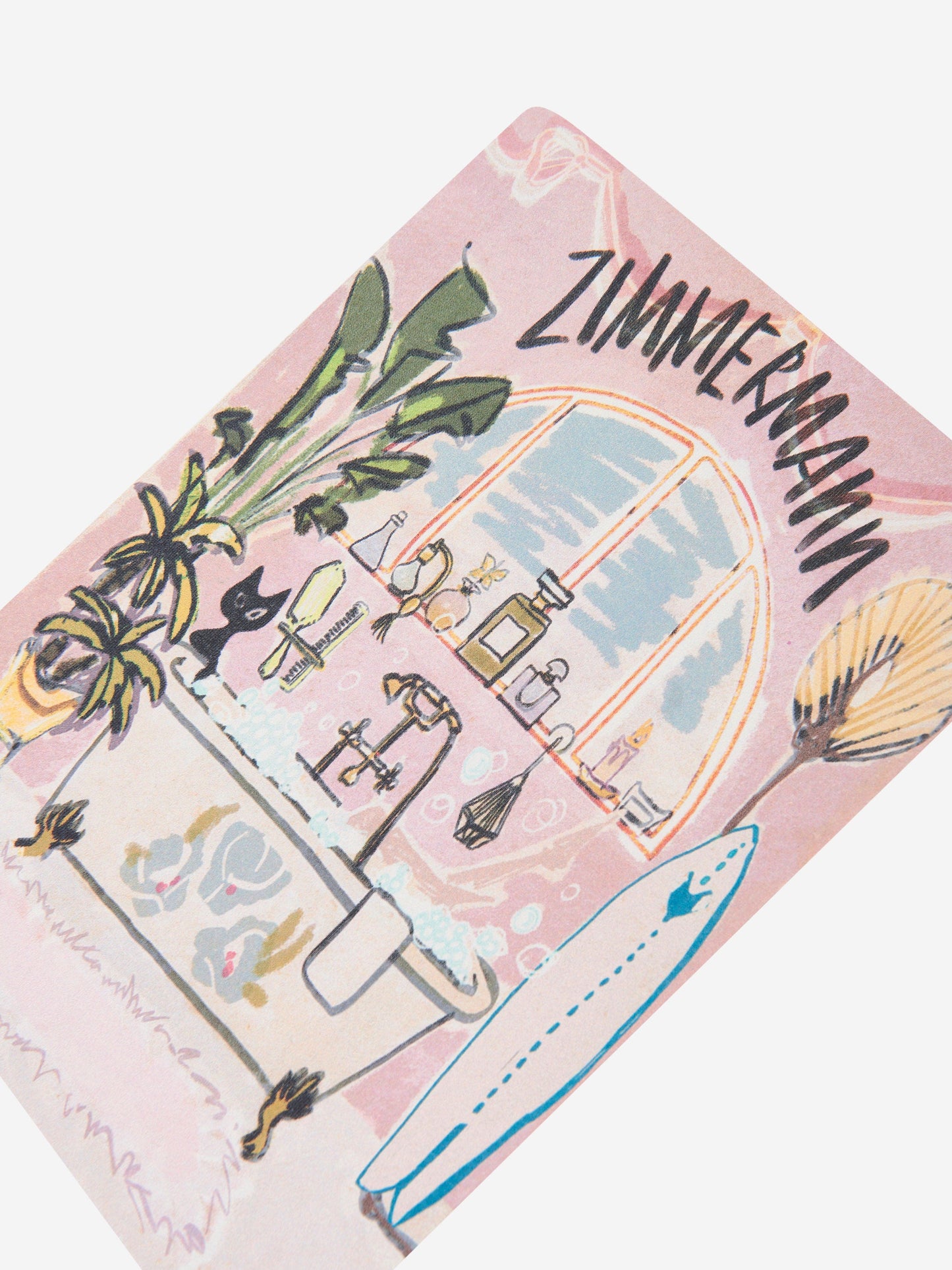 Zimmermann 女童 Ottie 印花 T 恤（象牙色）