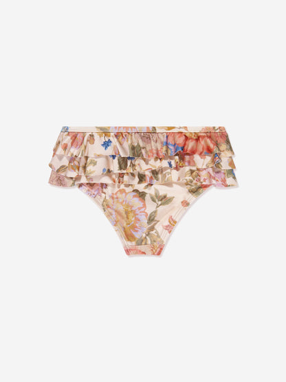 Zimmermann 女童 August 褶边比基尼泳裤（多色）
