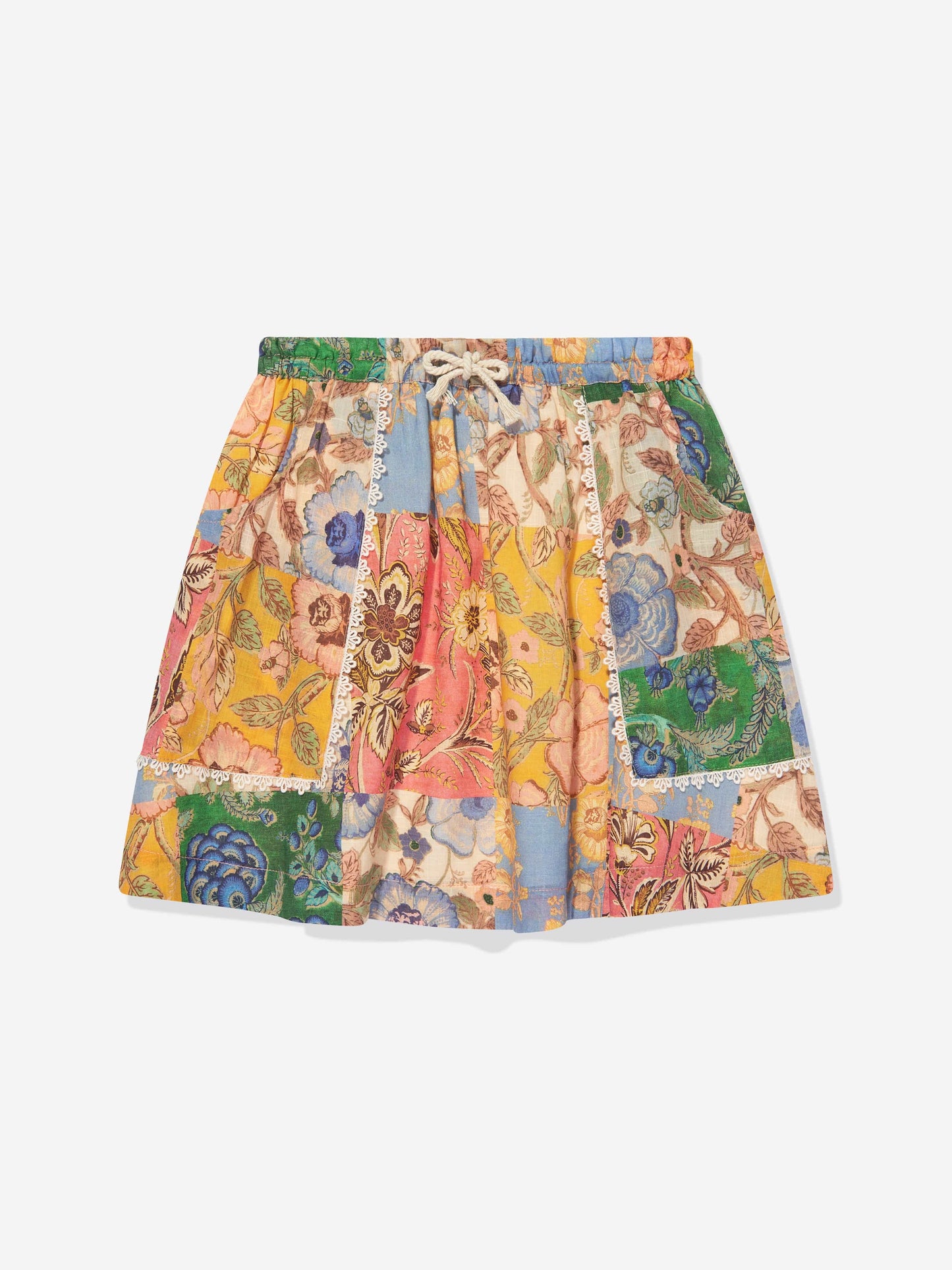 Zimmermann 女童花卉贴片 Junie 半身裙（多色）
