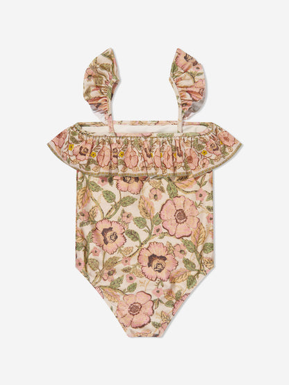 Zimmermann 女童 Junie Frill 抹胸泳衣（多色）