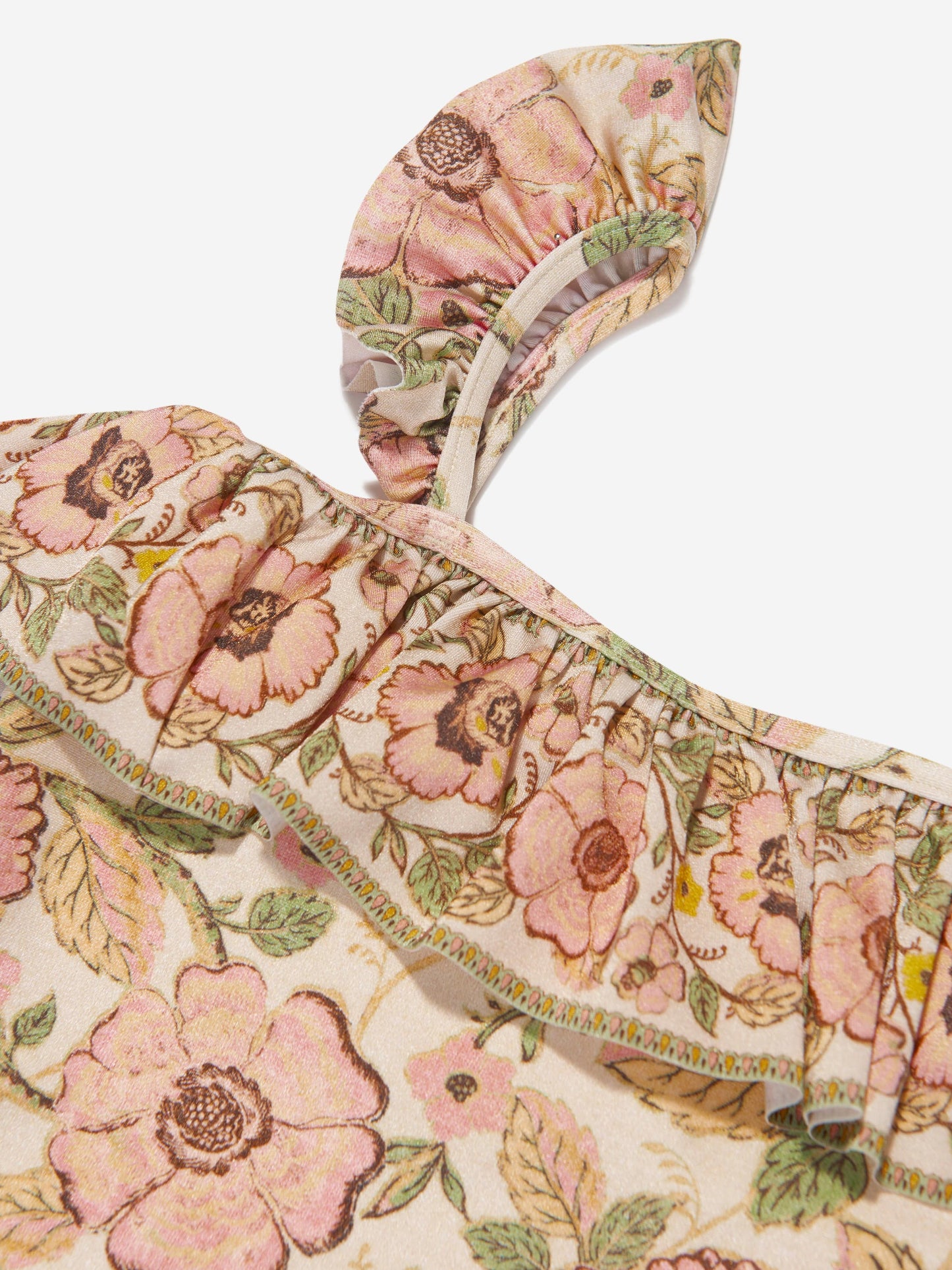 Zimmermann 女童 Junie Frill 抹胸泳衣（多色）