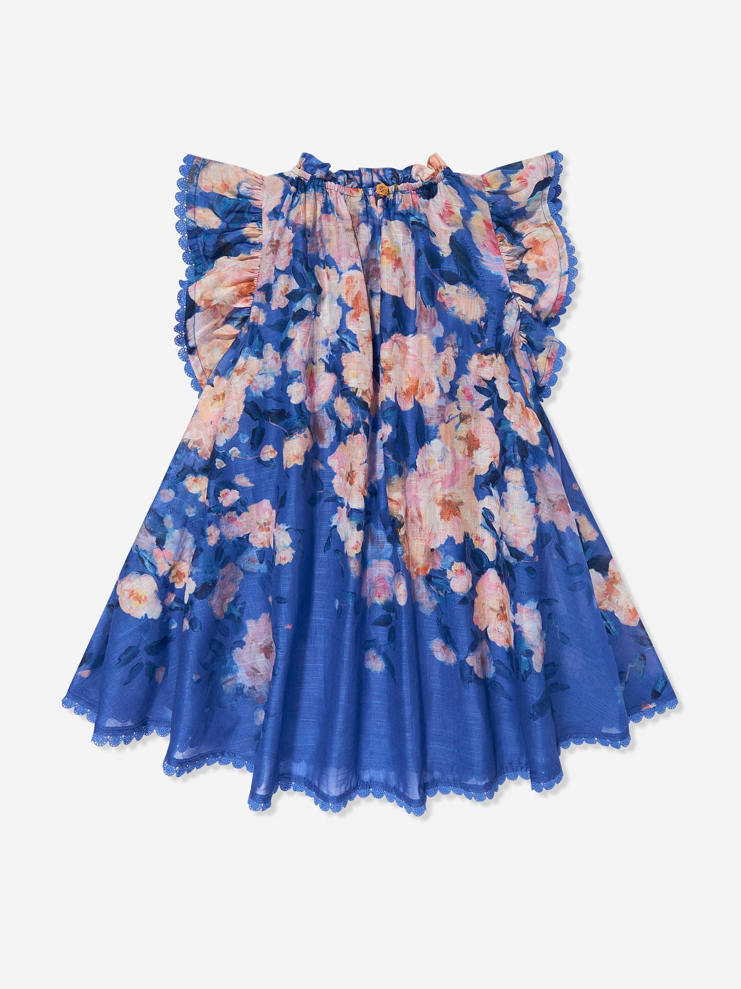 Girls Everley Swing Dress in Blue