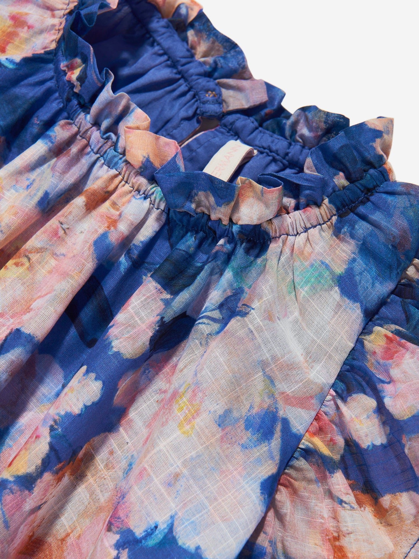 Girls Everley Swing Dress in Blue