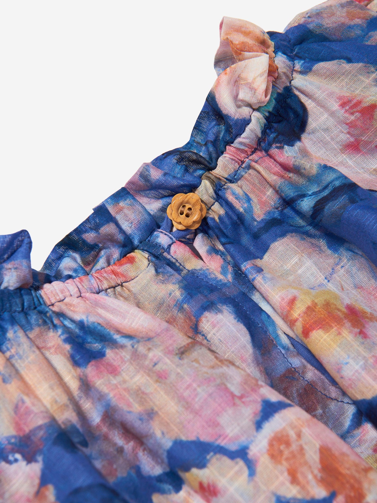 Girls Everley Swing Dress in Blue