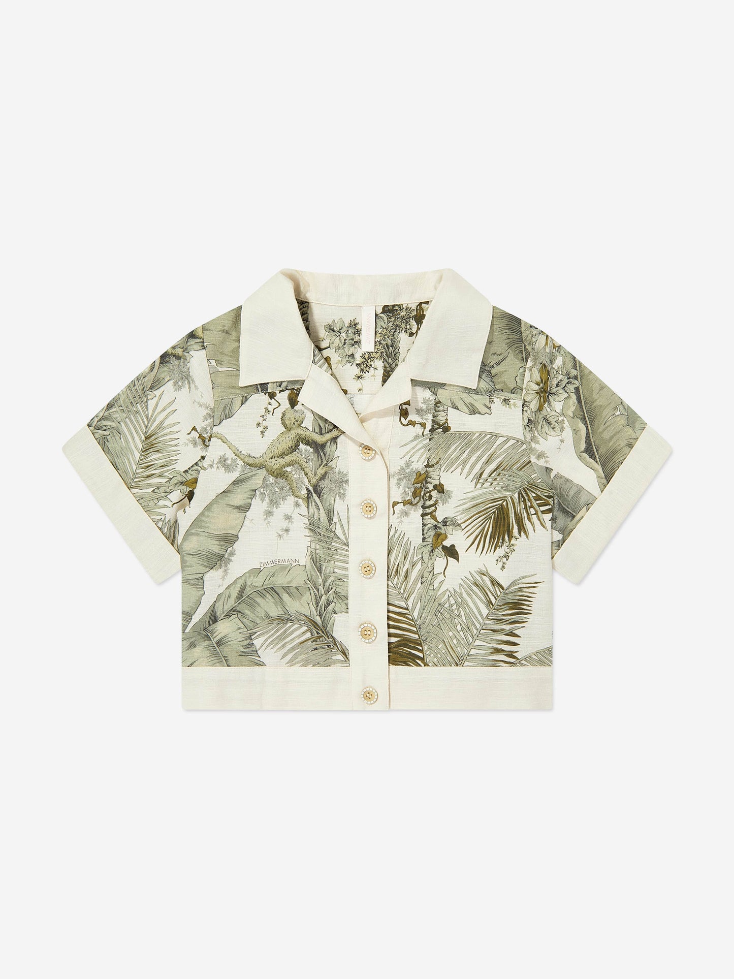 Girls Wylie Relaxed Blouse in Green