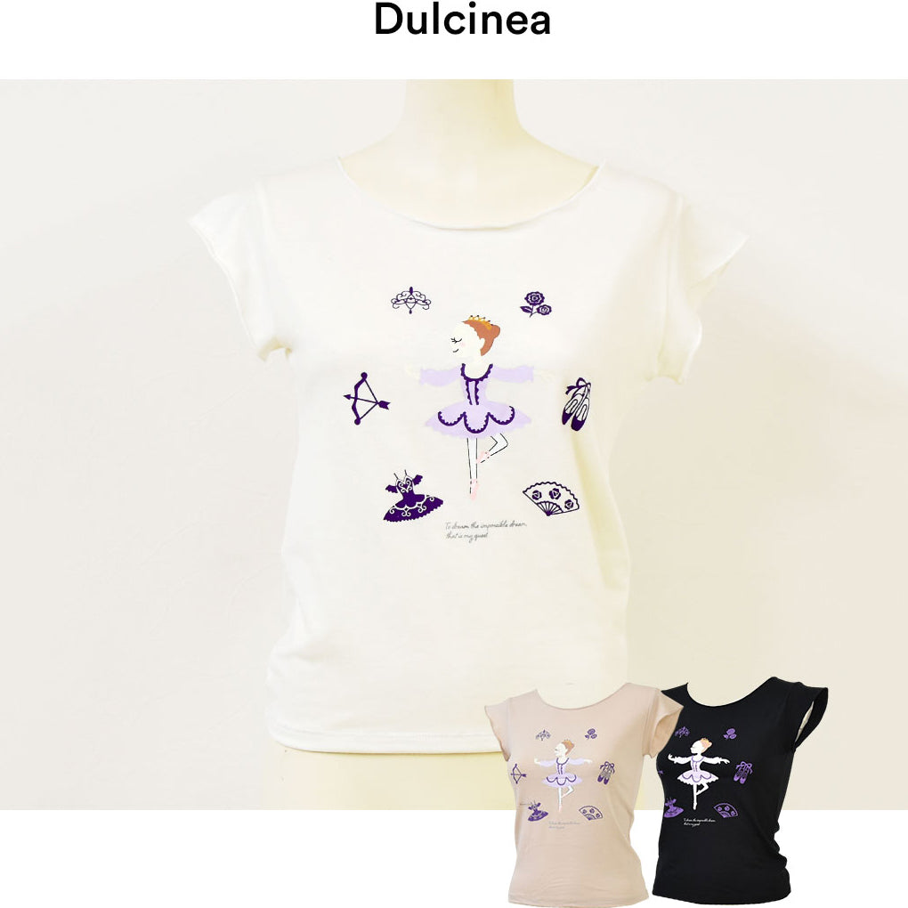 女童黑色"abby-w19/Dulcinea(Black)"芭蕾舞T恤
