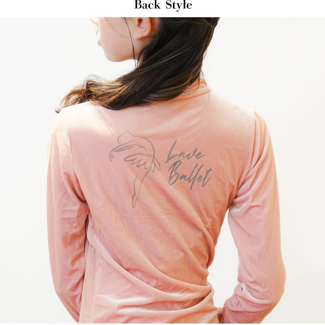 女童粉色丝绒"abby-w21/pink"芭蕾舞套装