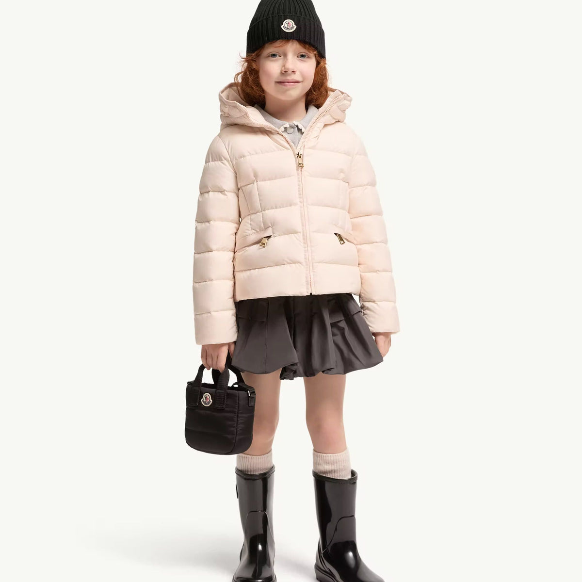 女童浅粉色"AVOCE"羽绒服